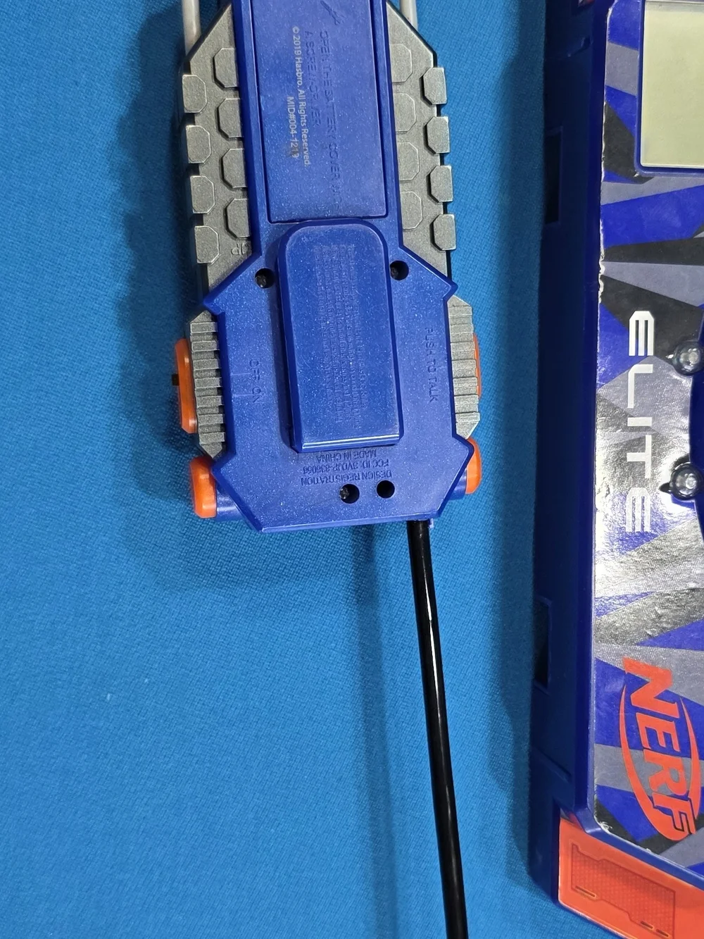 NERF Elite Delta Trooper Electronic Target - Blue & Orange